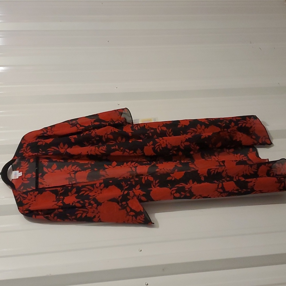 Lularoe Sheer Kimono floral